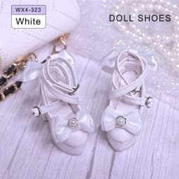 BJD Shoes Bowknot High Heels for 1/3 Xiny 1/4 Bariy BJD Doll Toy Platform Heels Black Pink Colors Shoes Dolls Accessories