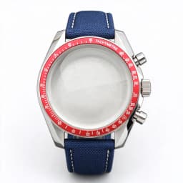 39.7mm Case Watches Metal Case Fits VK63 Movement Accessories Sapphire Glass Equipped With Bezel And Strap VK63 Dial