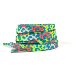 1Pair Flat Shoelaces for Sneakers Color Leopard Print Tie-dye Gradient Shoelace Rope Men Women for Canvas Shoe Laces Shoestrings