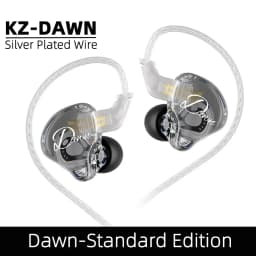 KZ Dawn HiFi Earphone 10MM Dual Dynamic Drive Bass Earbud In Ear Monitor Gaming Sport Music DJ Stage Noise Reduction Hearphone