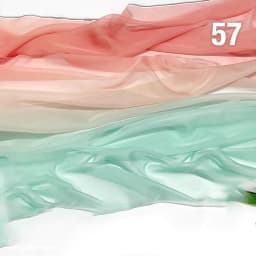 Rainbow Gradient Color Chiffon Fabric 30D Organza Tulle Fabric For Diy Ancient Style Hanfu Wedding Dress Stage Party Decor