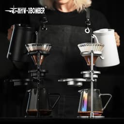 MHW-3BOMBER Pour Over Chilling Ball 2 Pack Coffee Frozen Ball for Pour Over Coffee Stainless Steel Ice Ball Home Barista Tools