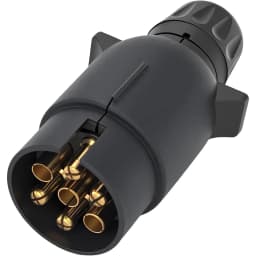 13 Pin to 7 Pin Trailer Adaptor Caravan Truck Towbar Car Towing Plug Adapter 12V Waterproof Electric Socket Converter Connector