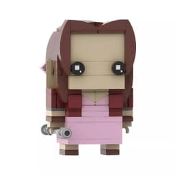 Bricklink MOC Game Fantasyed Action Figures Zack Fair Tifa Aerith Cloud Mog Bricks Sets Building Blocks Kid Toys Christmas Gift