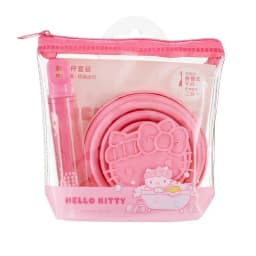 Sanrio Hello Kitty Wash Folding Cup Kuromi Cartoon Cute Creative Water Cup Toothbrush Set Portable Travel Mouthwash Cup