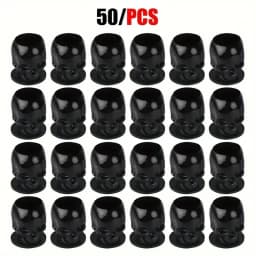 50Pcs Disposable Tattoo Skull Ink Cups Permanent Makeup Coloring Pigment Cup Container Tattoo Accessory for Tattoo Artists