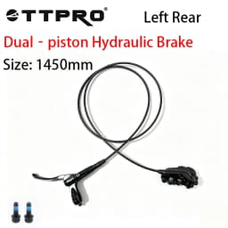 TTPRO MT200 Double Piston Hydraulic Disc Brake Set, Mountain Bike Hydraulic Disc Brake, MTB Hydraulic Brake
