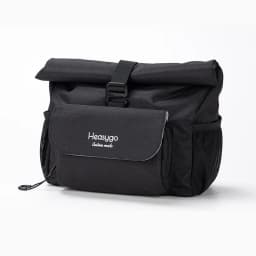 Heasygo Waterproof Bicycle Front Storage Bag with Pig Nose Adapter for Brompton, Folding Bike Multifunctional 5-7L Handlebar Bag