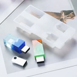 DIY Snow Mountain USB Resin Molds Set with 8G USB Driver Epoxy Resin Making Mold Wholesale