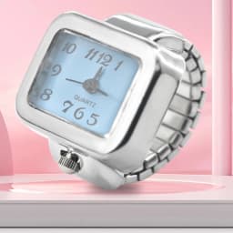 Personalized, Fashionable, Creative Square Dial, Arabic Numeral Scale Ring, Mini Watch, Couple's Cheap Item