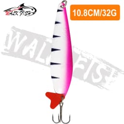 WALK FISH New 16g-28g Metal Spinner Spoon Trout Fishing Lure Hard Bait Sequins Noise Paillette Bait Hard Sequins Spinner