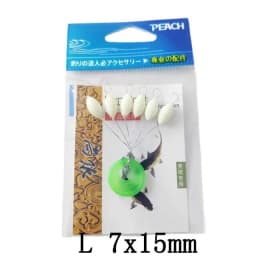 5packs/lot Luminous Fishing Float S/M/L Oval Seven-star Float Beans 11mm/13mm/15mm Foam Carp Fishing Tackle Accessory A422