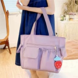 Large Capacity Crossbody Bag with Multiple Pockets Oxford Messenger Tote bag Adjustable Shoulder Handbags for School Travel Dail