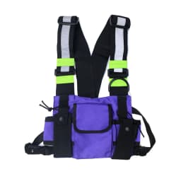 Ham Radio Hip Hop Front Pack West Wist Pouch Holster Vest unisex Tactical Chest Rig Bag for Wouxun Baofeng UV-5R UV-82 bf-888S