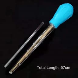 57cm 30ml 50ml Aquarium Clean Tool Pipette Fish Tank Siphon Pump Water Changer Aquarium Accessories with Extension Tube