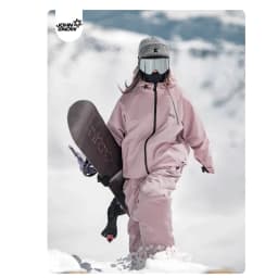 John Snow New Warm Snow Wear For Men And Women Waterproof Breathable Snowboard Jacket And Pants Outdoor Professional Ski Suit