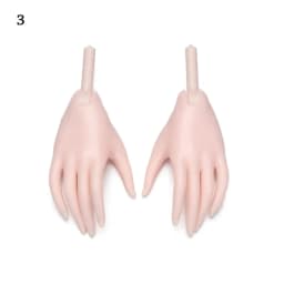 1/3 Dolls Body Parts Accessories Plastic Replacement Movable Hands Foot For 1/4 Doll Organ Accessories DIY Dressing Toy