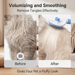 Bioline Pet Dog Brush Cat Comb Self Cleaning Pet Hair Remover Brush For Dogs Cats Grooming Tools Pets Dematting Comb Dogs Supply