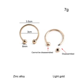 10/30/60PCS Detachable D-Buckle Metal Opening D Ring For Shoulder Bag Belt Strap Swimwear Decor Hat Horseshoe Hook Accessories