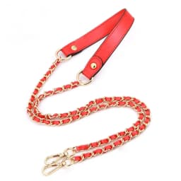 120cm Metal Bag Chains DIY Detachable Replacement Purse Belts Fashion PU Leather Straps for Handbags Shoulder Chain Accessories
