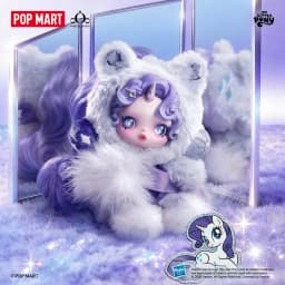 POP MART SKULLPANDA x My Little Pony Series Plush Doll Pendant Genuine Blind Box Mystery Box Guess Bag Toys Cute Anime Figure