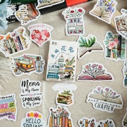 30Pcs Misty Forest Sticker Set Cute Stationery DIY Diary Decor for Scrapbooking & Journaling