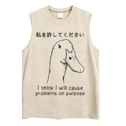 Washed Funny Goose Tank Tops Mess with The Honk You Get The Bonk Graphic T Shirts Vintage Unisex Loose Cotton Sleeveless Vests