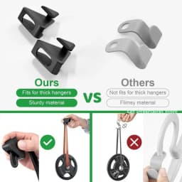 Triangles Clothes Hanger Connector Hooks Closet Clothes Hooks Rack Space Saving Cascading Plastic Wardrobe Coat Organizer Holder