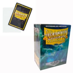 100 PCS/BOX Standard Size Dragon Shield New Sleeves 63x88mm Clear Matting Card Covers for MTG/PKM Board Game Cards Slevee
