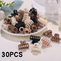 10/20/30 Pack Popular Mini Grab Clip for Girls' Hair, Forehead Bangs Clip for Women's Hair Accessories