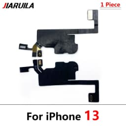 NEW Replacement Parts For iPhone 12 13 Pro Max 12 13 mini 14 Plus Earpiece Speaker with Proximity Sensor No facial ID Flex Cable