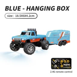 1/64 RC Car 2.4G Remote Control Mini Speed Off-road Climbing Car Alloy Desktop Vehicle with LED Light Toy for Kids Small Gifts
