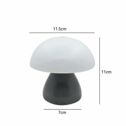 Mushroom Led Table Lamp Charging Touch Desk Coffee Bar, Hotel Bedroom Decoration, Nordic Creative Atmosphere, Small Night Light