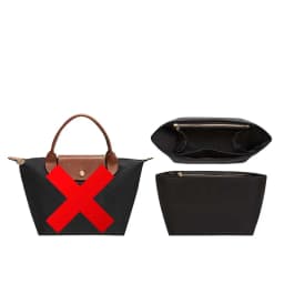 Bag organizer insert for Longchamp bag nylon storage durable bag support storage inner modification bag accessories