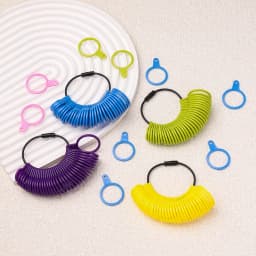 1pcs/Lot Portable Professional Jewelry Tools Ring Mandrel Stick Finger Gauge Ring Sizer Measuring for DIY Jewelry Size Tools