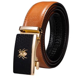Luxury Brand New Designer Belts For Men Gold Buckle Yellow Blue Blue Black Cowskin Genuine Leather Belt Strap Casual Formal Gift