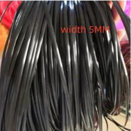 10 Meters PE Wood Color PE Flat Gradient Synthetic Rattan Material Weaving Plastic Cane For Outdoor Chair Table Basket