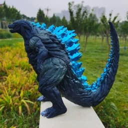 2024 New Godzilla VS King Kong Action Anime Figurie Large Godzilla King Ghidorah Soft Glue Monster Doll Model Ornaments Toys