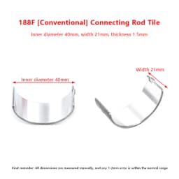 170F 173F 178F 186FA 188F 192F 1100F Connecting Rod Bearing Air Cooled Diesel Engine Parts Small Bearing