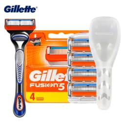 Gillette Fusion 5 Razor Blade 5 Layers Safety Manual Shaving Head Replacement Beard Shaver Refills Cassettes for Man Face Care