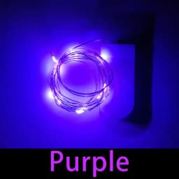 Mini LED String light 2M Silver Wire Fairy Lights for Garland Home Christmas Wedding Party Decoration Powered by CR2032 Battery