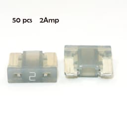 Micro Blade Fuses 50pc Assortment Pack - Car Auto Electrical Replacement Fuse