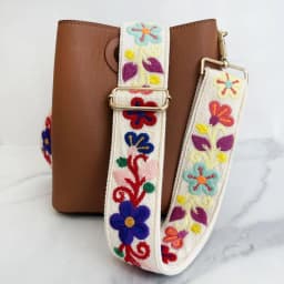 Vintage Style DIY Embroidery Shoulder Strap Multi-purpose Fashion Handbag Accessory Adjustable Comfortable Purse Strap