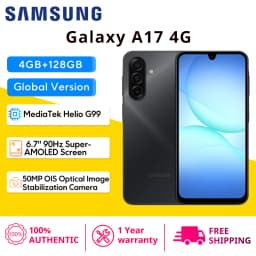 Global Version Samsung Galaxy A17 4G MTK G99 Smartphone 5000mAh Battery 50MP OIS Camera 6.7" 90Hz AMOLED Display IP54 Waterproof