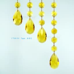 10Pcs 38mm Crystal Teardrops DIY Rainbow Maker Suncatcher Chandelier Prisms Parts Pendants Octagon Beads Window Hanging Ornament