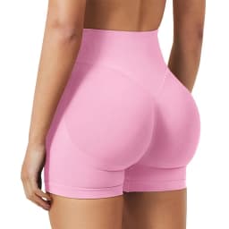 High Waisted Biker Shorts Women Booty Lifting Workout Shorts for Women 3D Seamless Gym Black Color Yoga Cycling Elastic Shorts