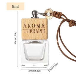 Auto Aromatherapy Bottles Empty Refillable Glass Diffuser Containers Home Aromatherapy Products For Schoolbag Washroom Car