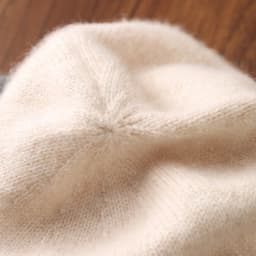 Winter Hat Regardless of Gender 100% Merino Wool Knitted 2024 New Women's Soft Warm Bean Hat Fashion Outdoor Curly-brimmed Hat