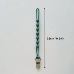 Baby Pacifier Clips Integrated silicone baby pacifier chain Teether Teething Toys Dummy Clip Holder Chain Clip Baby Gift