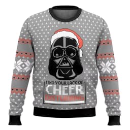 Star Wars Darth Vader White Pattern Xmas Gifts Sweater Holiday Gift 2026 New Men's Fashion Casual Women's Couple Hoodie